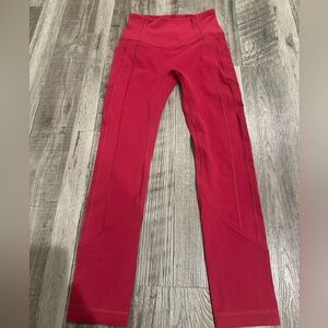 lululemon athletica Bright Pink Performance Leggings